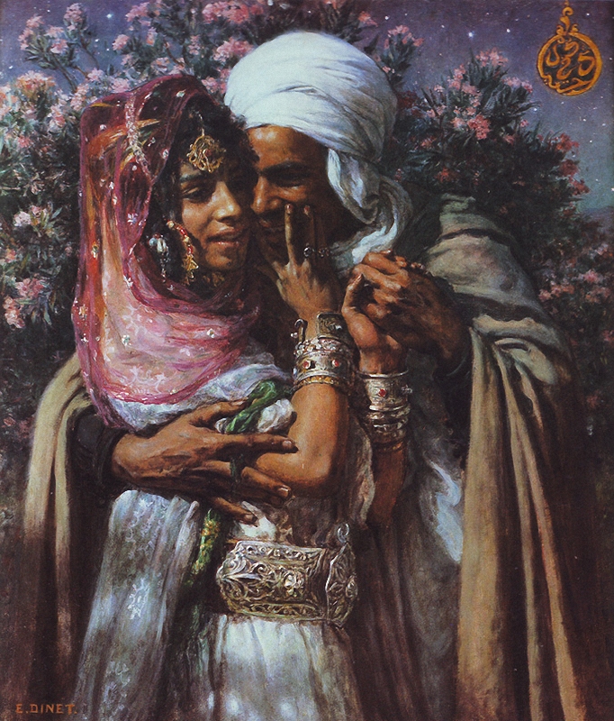 Abd el Gheram And Nour el Ain by Etienne Dinet, 1904